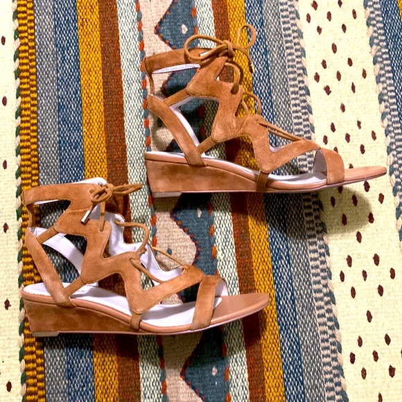 Cole Haan Grand OS Vable Wedge Women’s 6.5B Tan Suede - Picture 3 of 12